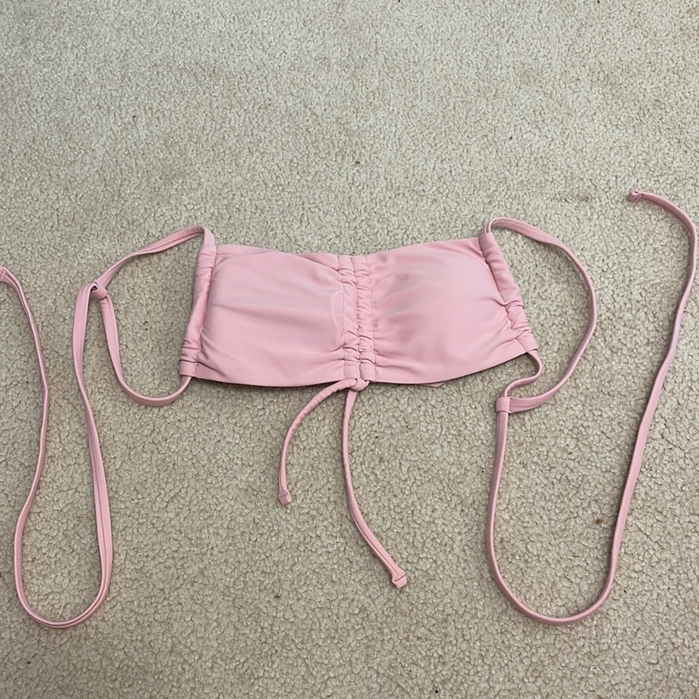 This is a bandeau bikini top from Aerie.